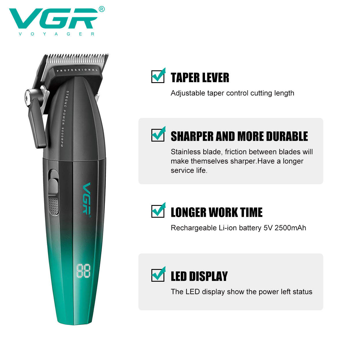 vgr-v-003-professional-hair-clipper photo 4
