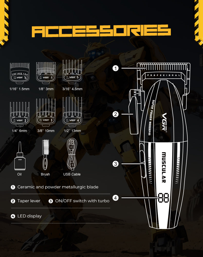 vgr-v-285-professional-hair-clipper photo 3