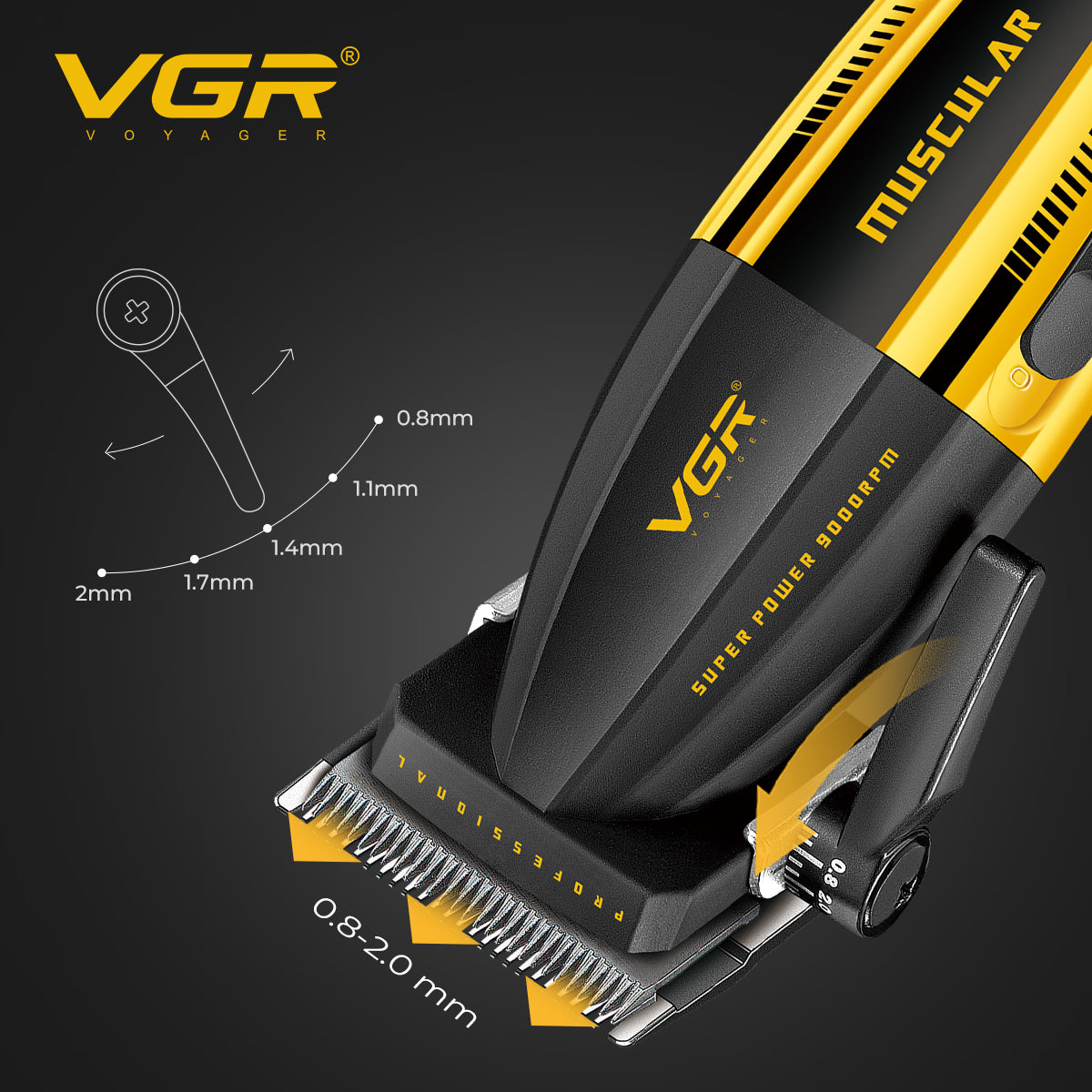 vgr-v-285-professional-hair-clipper photo 6